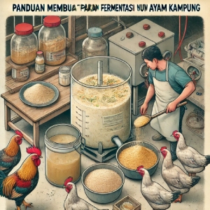 Panduan Membuat Pakan Fermentasi untuk Ayam Kampung